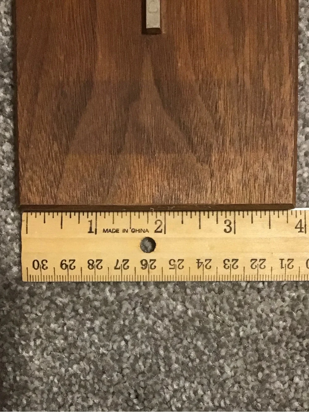Vintage Walnut Wood 25th Wedding Anniversary wall decor